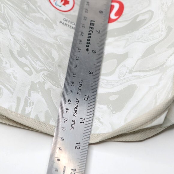 Lululemon Limited Edition Olympic Winter Marble Reusable Small Shopping Tote Bag - Picture 5 of 9